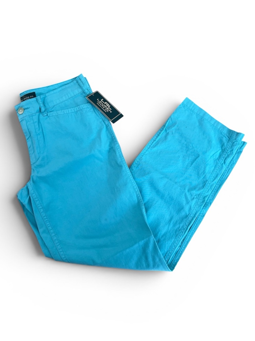 NWT Lauren Jeans Co Turquoise Slim Jeans